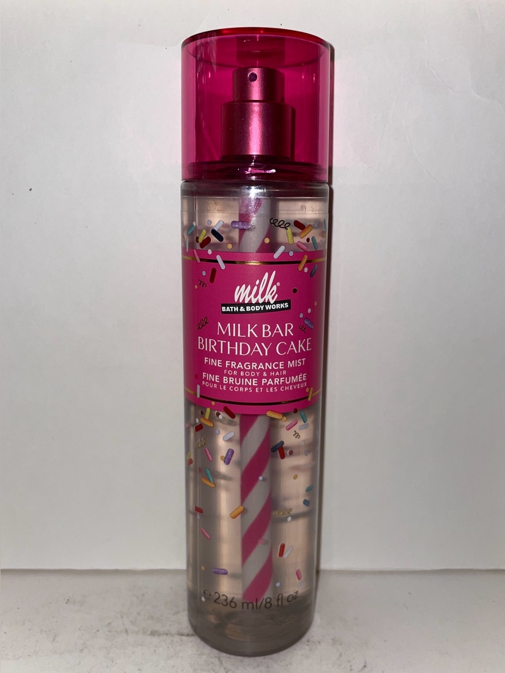 Bath & Body Works Milk Bar Birthday Cake Fragrance Mist 8oz Discontinued New